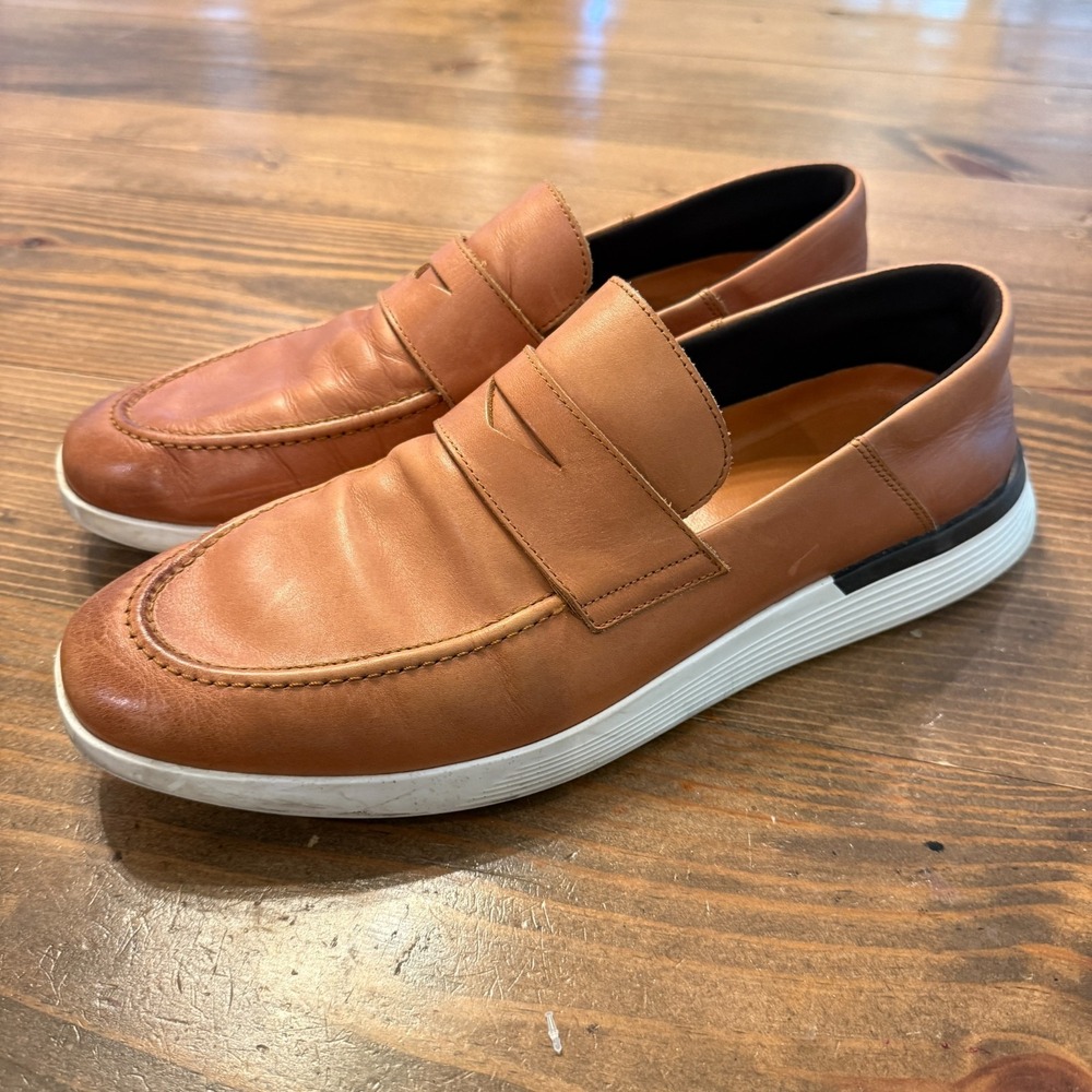 Wolf & Shepherd Crossover Loafer Fair Honey Brown Leather Men's Size 13